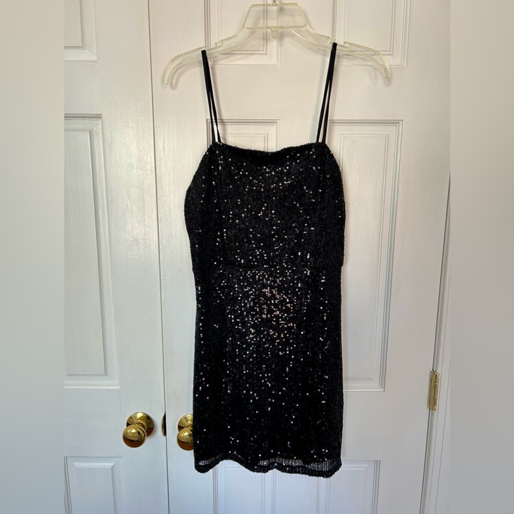 NYE sequin mini dress